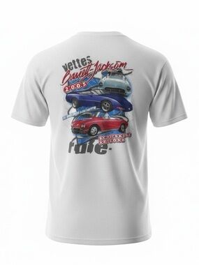 Racing tee  Scottsdale Arizona classic car artwork corvette